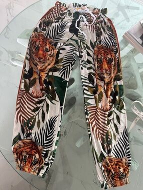 Aviator Nation Tiger Velour Joggers Men/Unisex Size XL